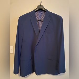 Navy Stafford Performance Big & Tall 56L Sport Coat